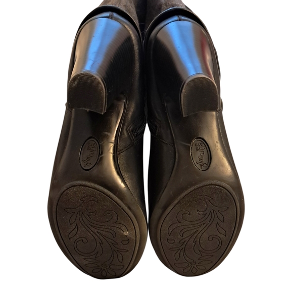 Eurosoft Black and Gray Heeled Boots for Women - Picture 10 of 12